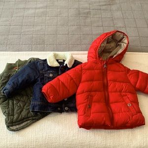 Lot 6-9 month boys jackets